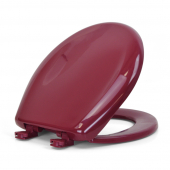 Bemis 200SLOWT (Ruby) Premium Plastic Soft-Close Round Toilet Seat Bemis